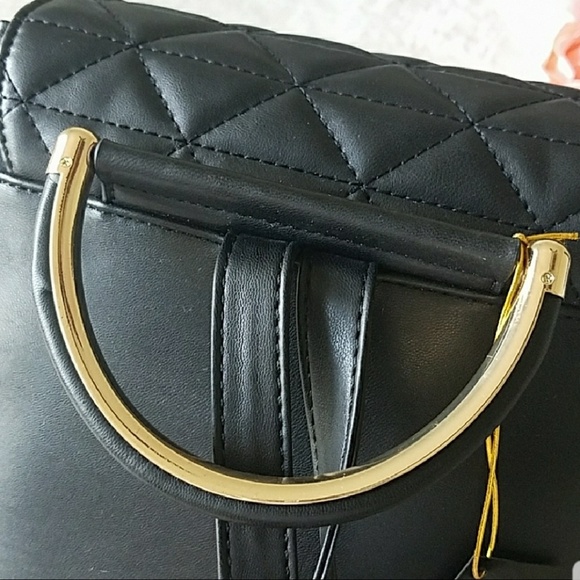 Bebe Quilted Black Backpack main image 6